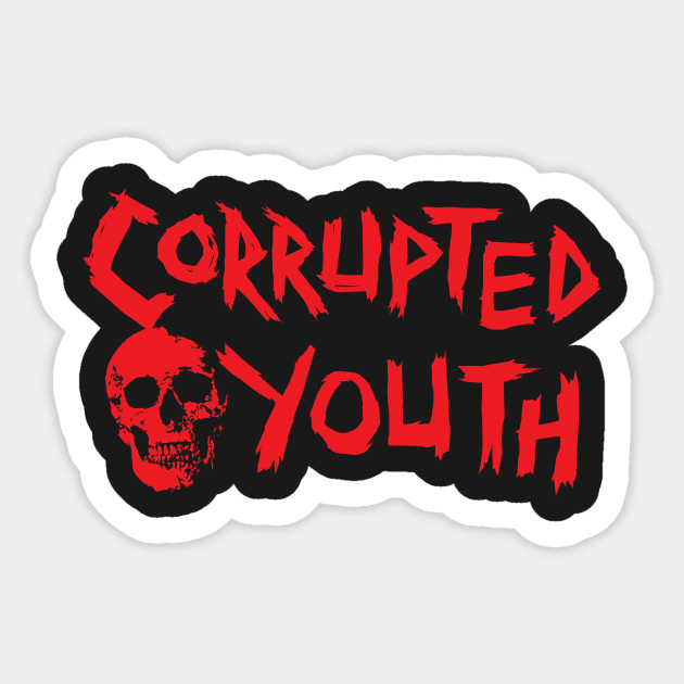 Corrupted Youth 3 Sticker by Gridcurrent